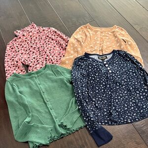 Girls Long Sleeve Shirts Bundle